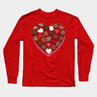 Valentine Chocolate Long Sleeve T-Shirt